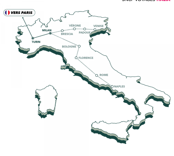 SNCF s’implante en Italie : 18 sillons autorisés sur les lignes à grande vitesse